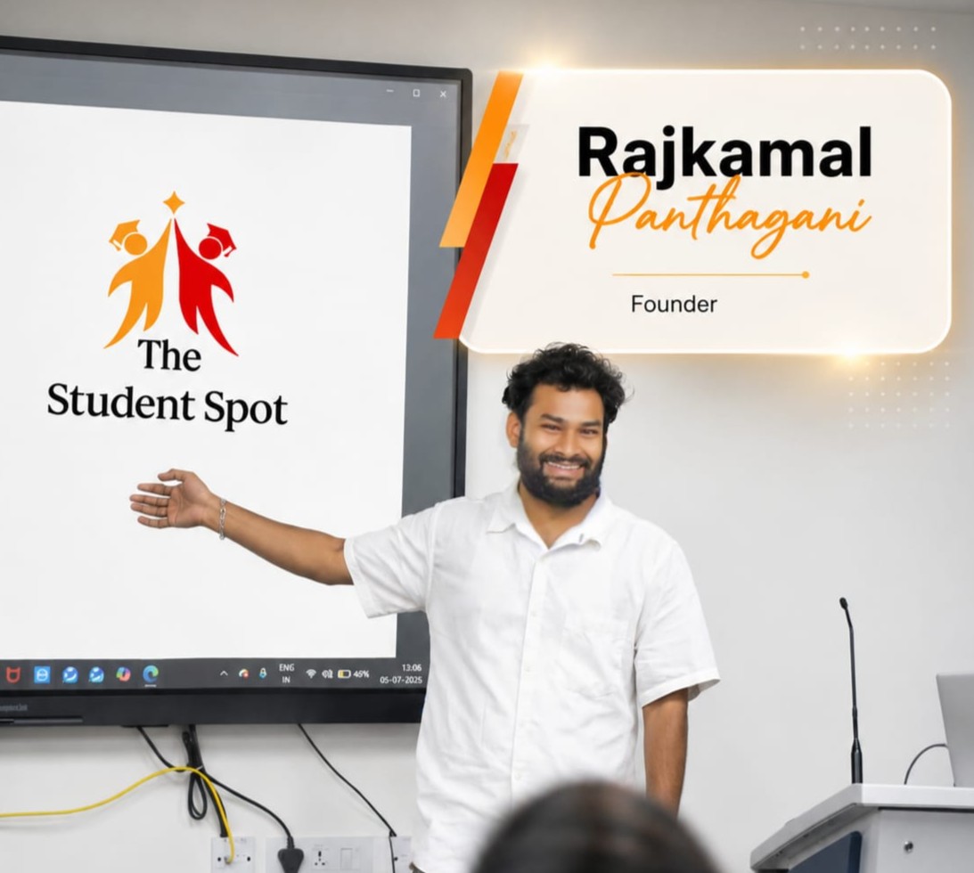 Rajkamal Panthagani, Founder of The Student Spot